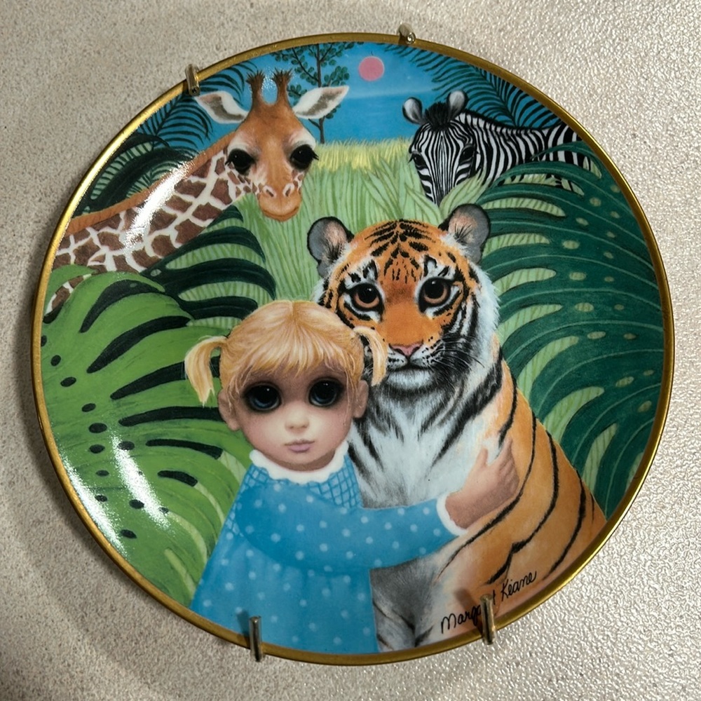 Margaret Keane ‘Gentle Kingdom’ Collector’s Plate